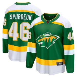 Breakaway Fanatics Branded Youth Jared Spurgeon Green Special Edition 2.0 Jersey - NHL Minnesota Wild