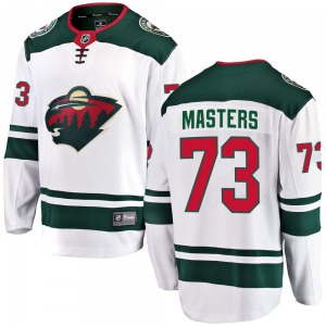 Breakaway Fanatics Branded Youth Kyle Masters White Away Jersey - NHL Minnesota Wild