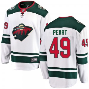 Breakaway Fanatics Branded Youth Jack Peart White Away Jersey - NHL Minnesota Wild
