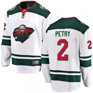 Breakaway Fanatics Branded Youth Jeff Petry White Away Jersey - NHL Minnesota Wild