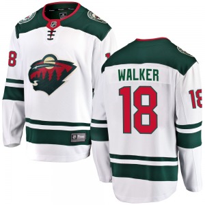 Breakaway Fanatics Branded Youth Sammy Walker White Away Jersey - NHL Minnesota Wild