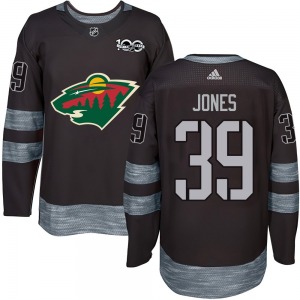 Authentic Youth Ben Jones Black 1917-2017 100th Anniversary Jersey - NHL Minnesota Wild