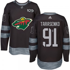 Authentic Youth Vladimir Tarasenko Black 1917-2017 100th Anniversary Jersey - NHL Minnesota Wild