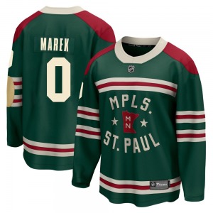 Breakaway Fanatics Branded Youth Bradley Marek Green 2022 Winter Classic Jersey - NHL Minnesota Wild