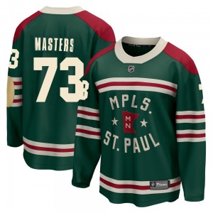 Breakaway Fanatics Branded Youth Kyle Masters Green 2022 Winter Classic Jersey - NHL Minnesota Wild