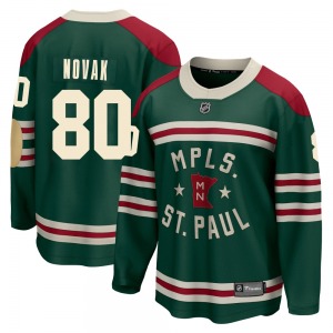 Breakaway Fanatics Branded Youth Pavel Novak Green 2022 Winter Classic Jersey - NHL Minnesota Wild