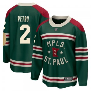 Breakaway Fanatics Branded Youth Jeff Petry Green 2022 Winter Classic Jersey - NHL Minnesota Wild