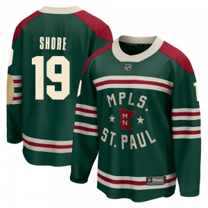 Breakaway Fanatics Branded Youth Devin Shore Green 2022 Winter Classic Jersey - NHL Minnesota Wild