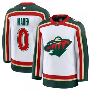 Premium Fanatics Adult Bradley Marek White 25th Anniversary Jersey - NHL Minnesota Wild