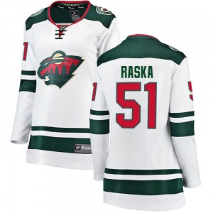 Breakaway Fanatics Branded Women's Adam Raska White Away Jersey - NHL Minnesota Wild