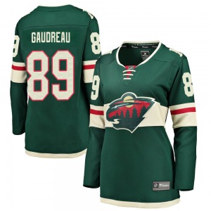 Breakaway Fanatics Branded Women's Frederick Gaudreau Green Home Jersey - NHL Minnesota Wild